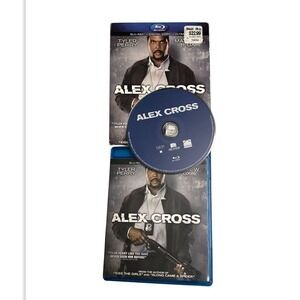Alex Cross Blu-ray Tyler Perry Matthew‎ Fox Action Thriller Movie with Slipcover
